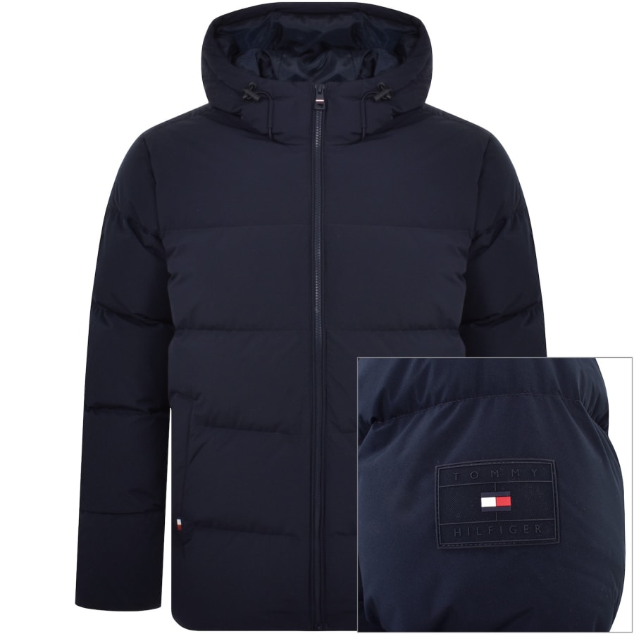 Tommy hilfiger hooded down bomber hotsell